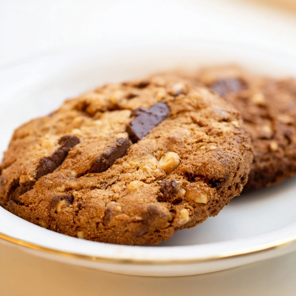 Freshly baked Peanut Butter Chocolate Chip Cookies, offering a delightful combination of sweet and salty flavors.
