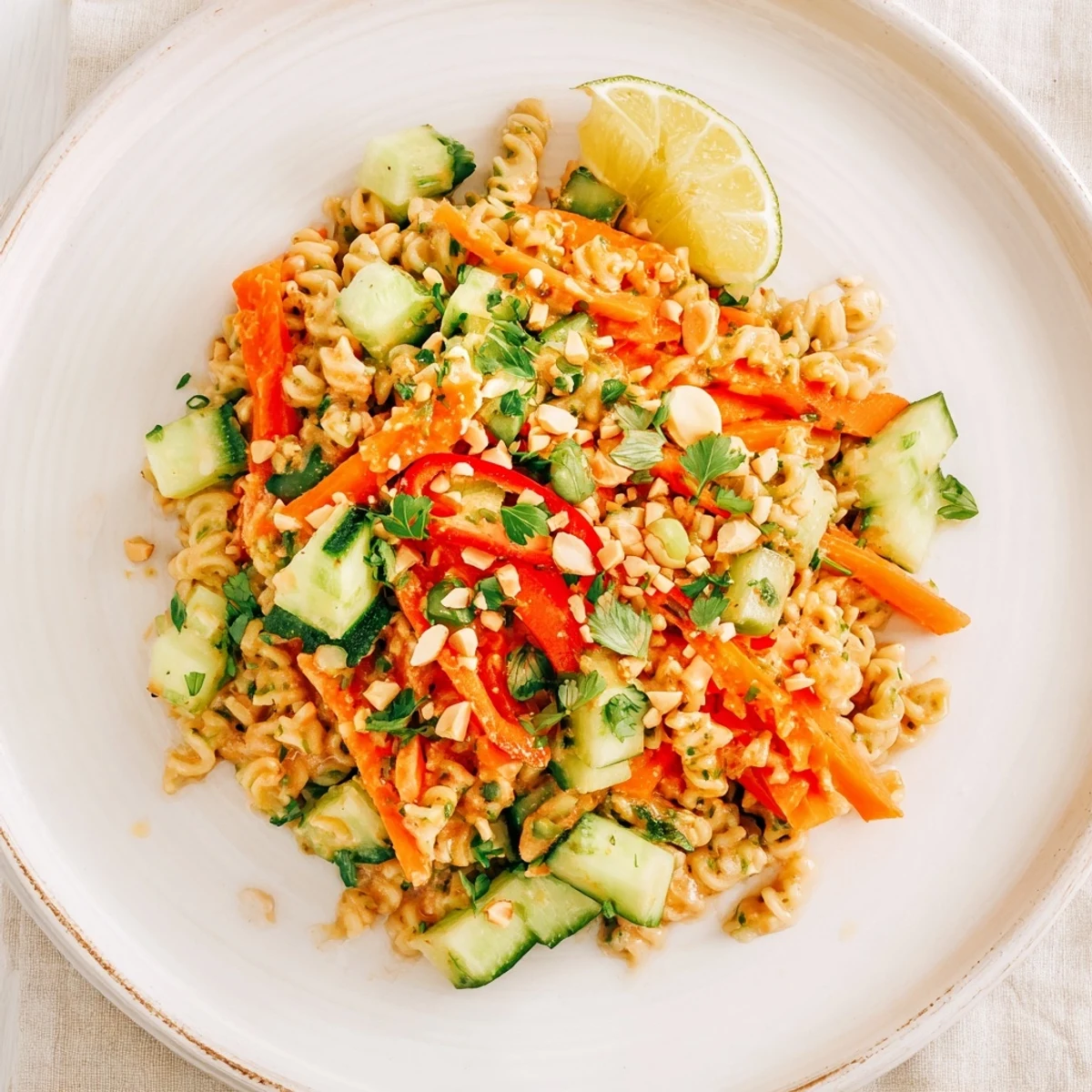 Spicy Peanut Noodle Salad