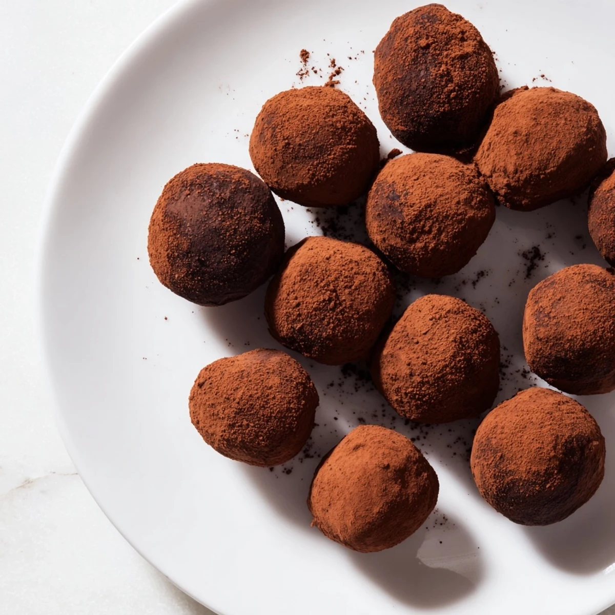 Melting in your mouth, these dark chocolate truffles offer a luxurious, easy-to-make dessert experience.