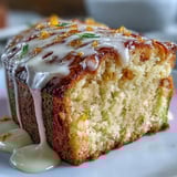 Slice of Heavenly Blood Orange Yogurt Cake on a plate, revealing a tender crumb and served alongside a hot cup of coffee.