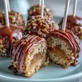 Festive graduation cake pops in school colors with gold sprinkles, perfect for celebrating academic achievements.