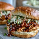 Pulled BBQ Chicken Sandwiches