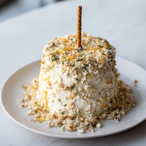 Champagne Cork Cheese Balls, coated in walnuts, are ready for a celebratory appetizer platter.
