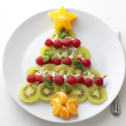 Kiwi Raspberry Christmas Tree