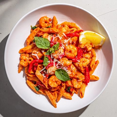 One-Pot Diavola Pasta Shrimp