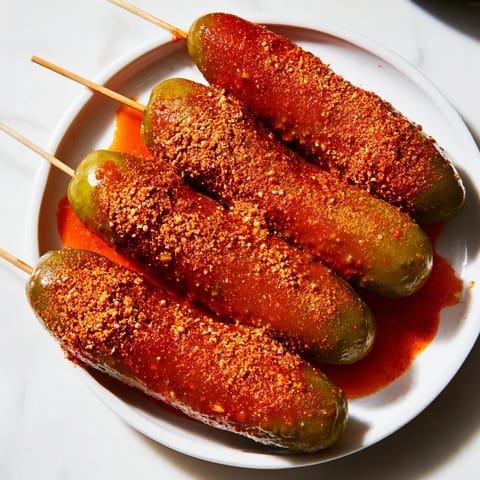 Chamoy Tajín Pickle Sticks