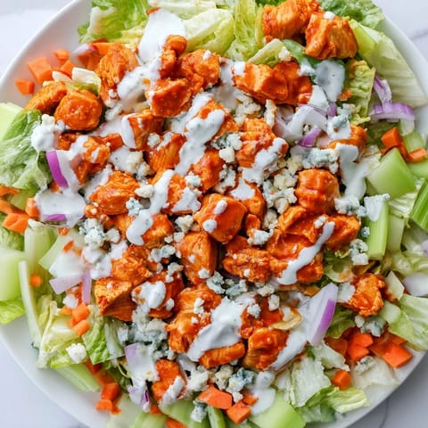 Buffalo Chicken Chopped Salad