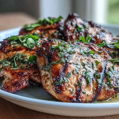 A close-up of tender, marinated chicken breasts grilled to perfection, paired with a colorful corn and black bean salad bursting with freshness.  