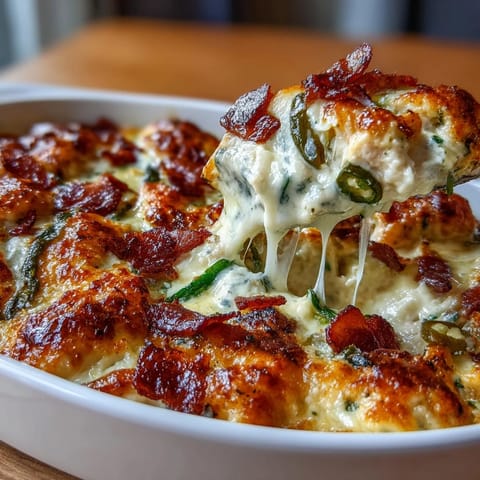 Keto Jalapeño Chicken Casserole