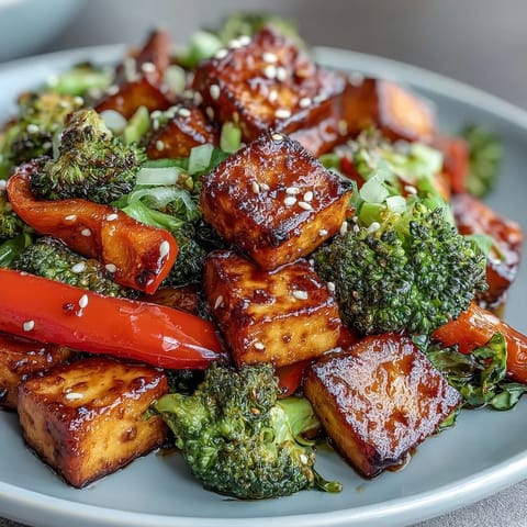 Vegan Teriyaki Tofu Stir-Fry