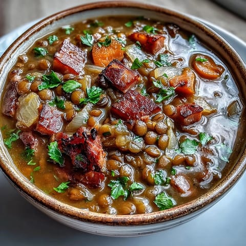 One-Pot Ham Lentil Stew