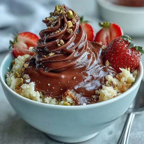 Elegant Dubai Chocolate Strawberry Cups with Kataifi and Pistachio Cream, featuring buttery kataifi pastry, rich chocolate, and luscious pistachio cream crowned with ripe strawberry halves.