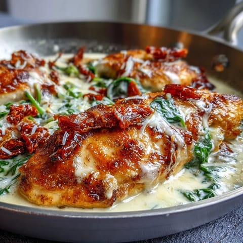 Creamy Tuscan Chicken Skillet