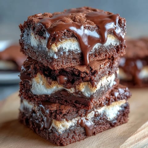 Chewy s'mores brownie cookies loaded with graham cracker pieces and toasted marshmallows, baked to irresistible gooey perfection.