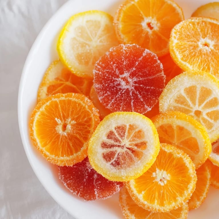Thin, glistening slices of orange, lemon, and lime: easy mocktail citrus garnishes ready to brighten any drink.