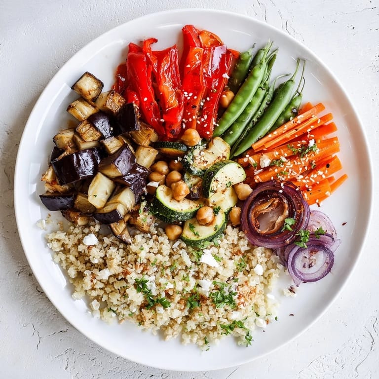 The warm Spice Route dish combines Mediterranean, Asian, and Middle Eastern flavors in lovely clusters.