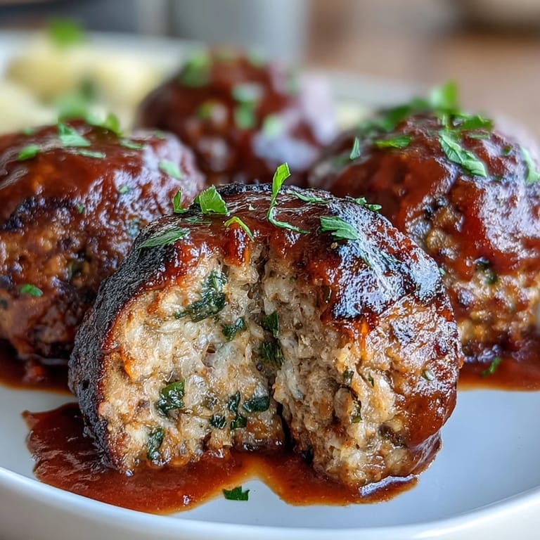 Plant-based lentil meatballs with smoked paprika and herbs simmered in marinara, served atop tender zucchini noodles.  