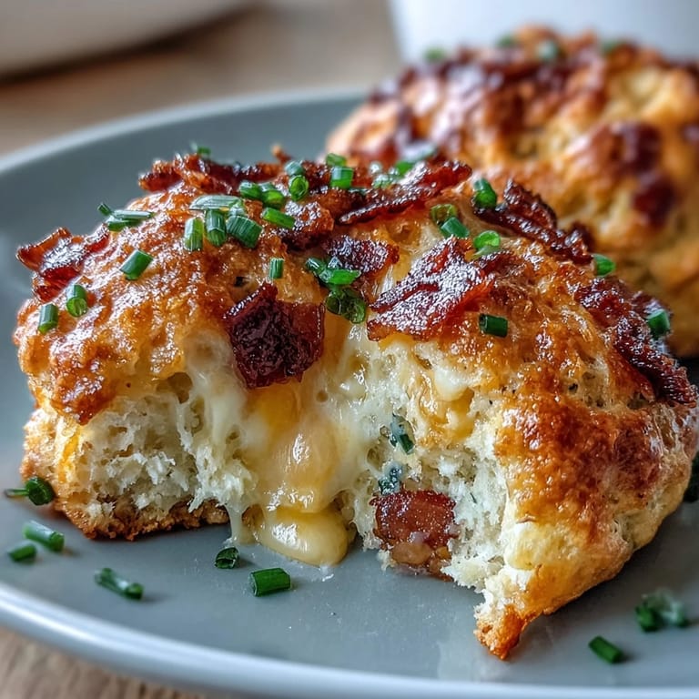 Golden-baked Mediterranean sausage protein biscuits with feta, sun-dried tomatoes, and spinach for a savory start.  
