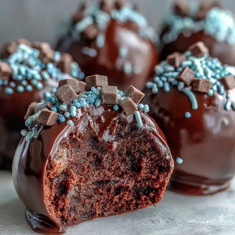 Custom cake pops in school colors, topped with fondant caps and chocolate tassels for a graduation treat.