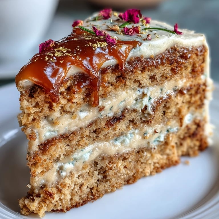 Earthy Taurus Cake: butterscotch layer cake with rose water buttercream and natural botanical colors